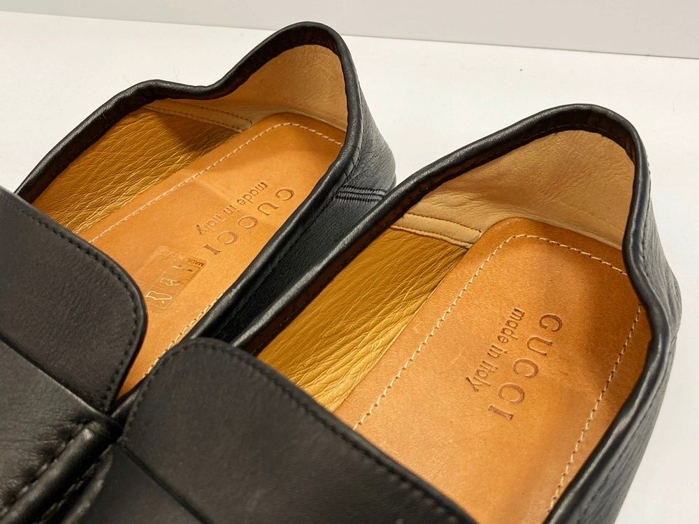 グッチ GUCCI Leather driver with bee ドライビングシューズ 蜂