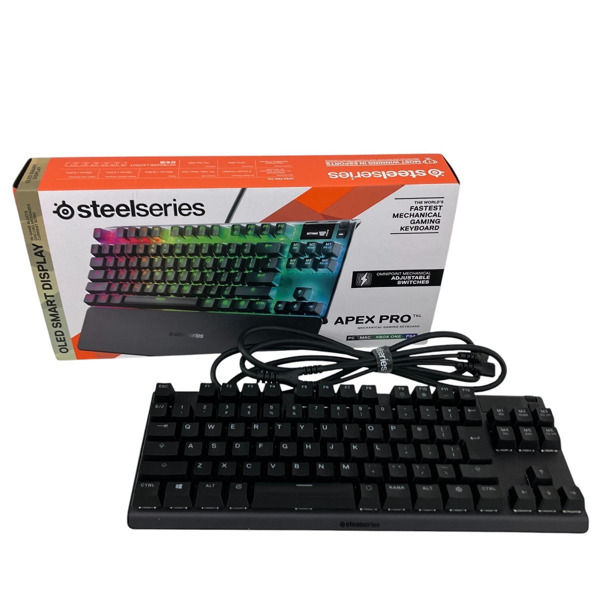 SteelSeries KB-00012 APEX PRO TKL ゲーミング キーボード PC周辺機器 N9960676