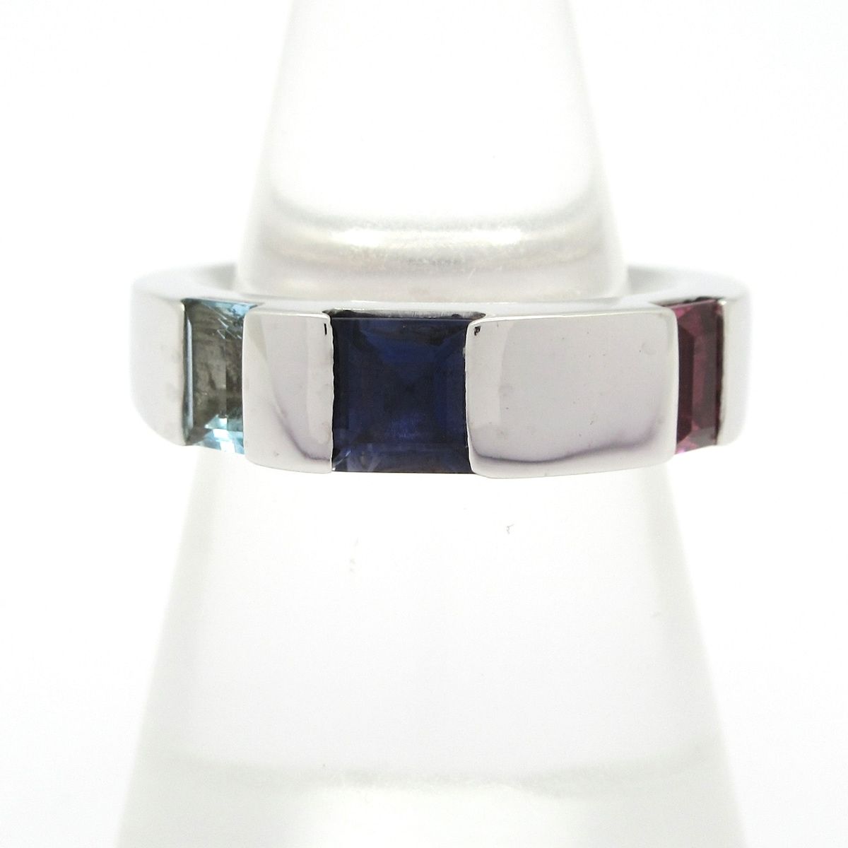 ASPREY アスプレイ リング - K18WG×マルチ