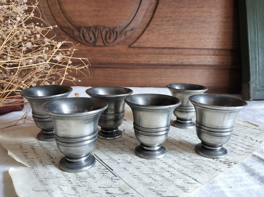 イギリス アンティーク ピューター ポット②