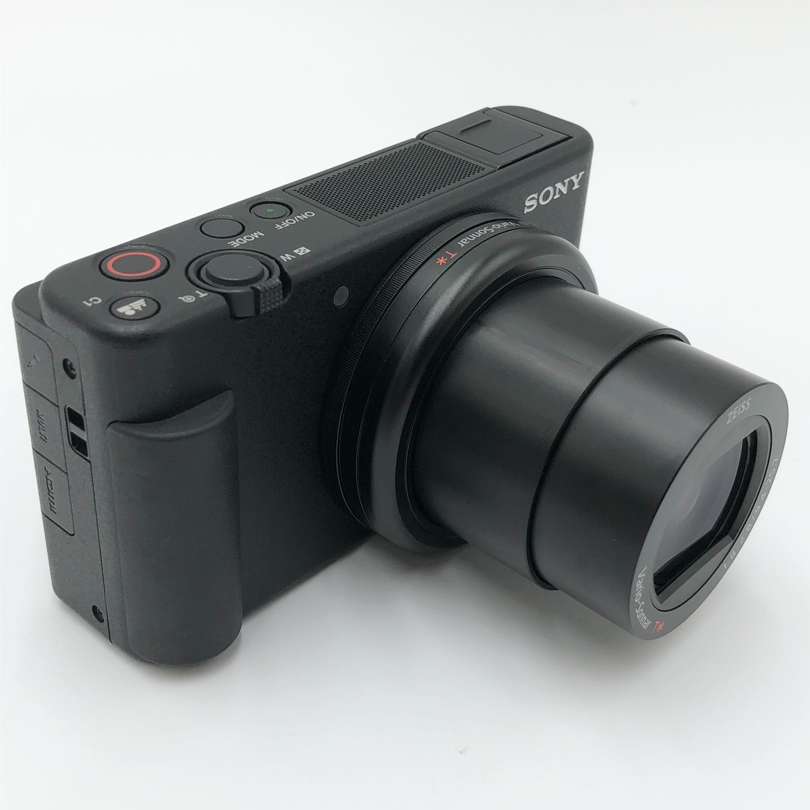 挑戦 SONY ソニー コンパクトデジタルカメラ VLOGCAM Vlog用カメラ ZV-1 ボディ ウィンドスクリーン付属 24-70mm F1.8-2.8 ズームレンズ ブラック ZV-1 B 直接引き取り限定