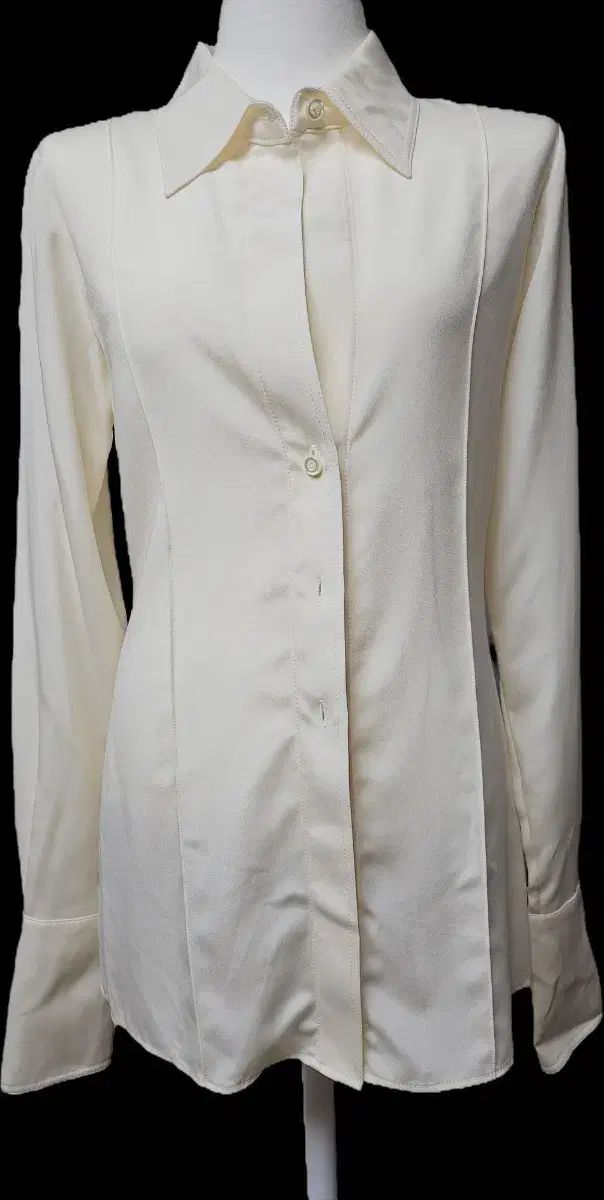 whowhatwear アイボリー 長袖 ブラウス M サイズ