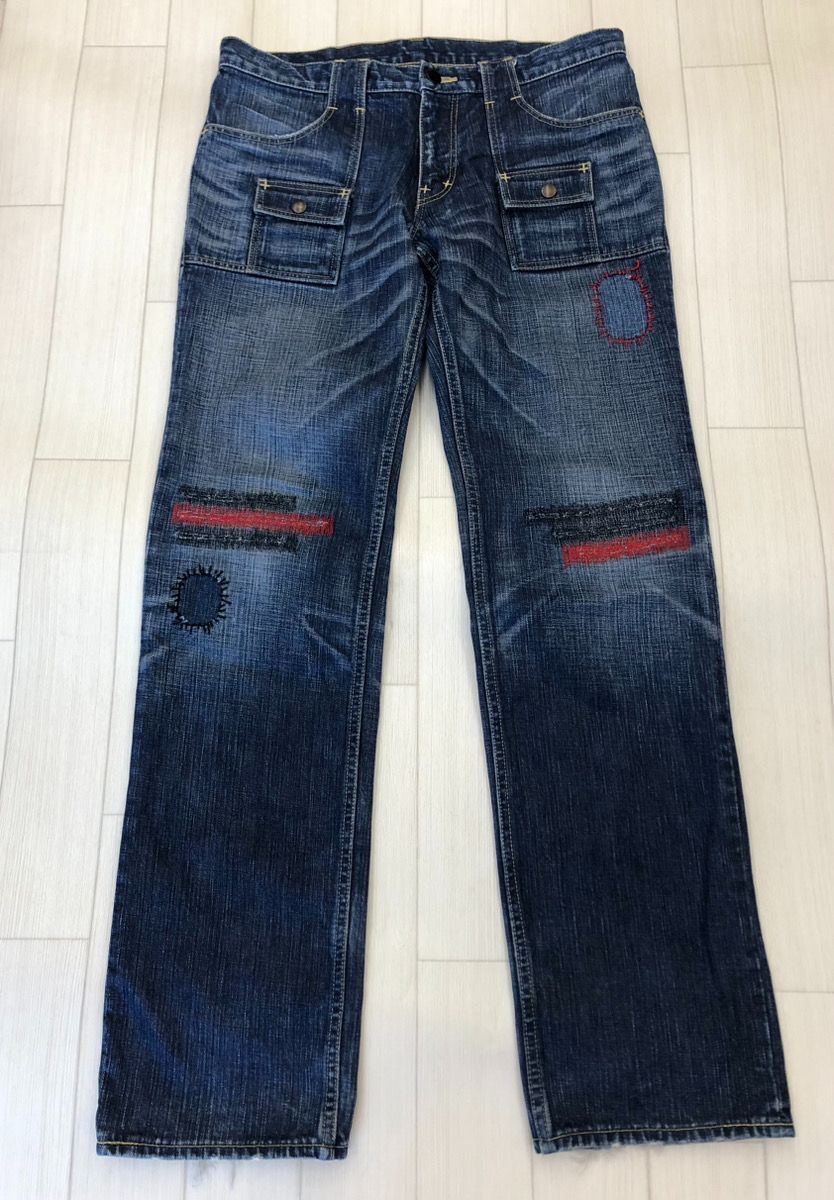 NUMBER (N)INE ナンバーナイン デニムパンツ ブッシュパンツ リペア 