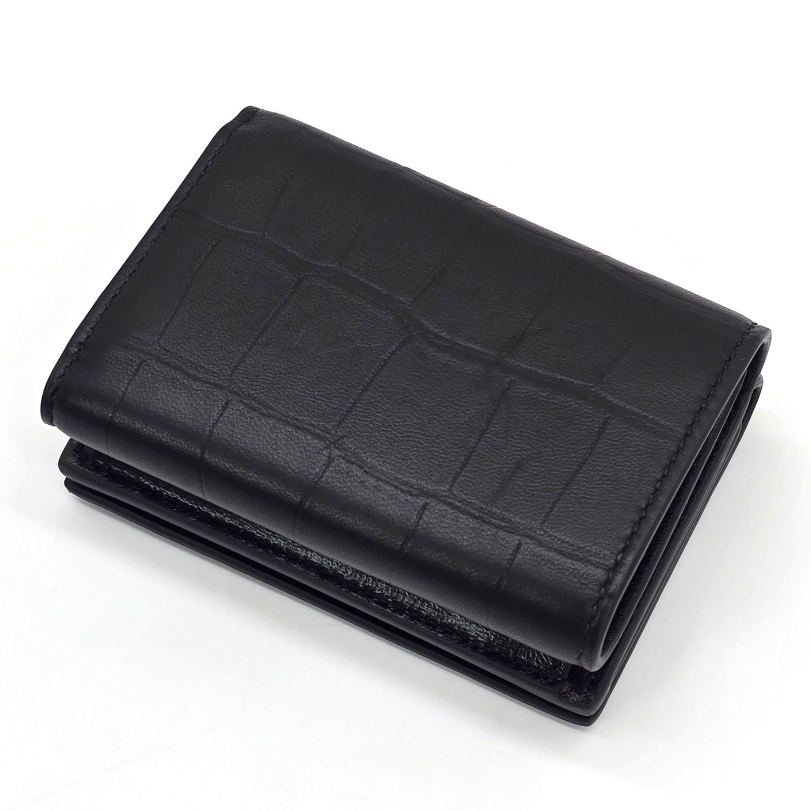BALENCIAGA 三つ折り財布 黒 保存袋付き バレンシアガ 三つ折り BALENCIAGA 三つ折り財布 黒 保存袋付き バレンシアガ 三つ折り