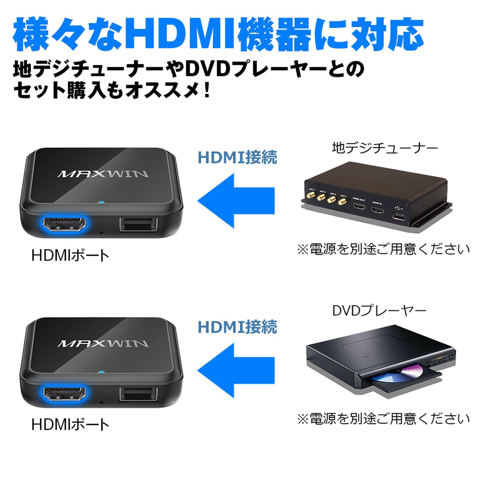 MAXWIN ワイヤレスCarPlay HDMIアダプター DA-HD01 DA-HD01 | マックスウィン | MAXWIN