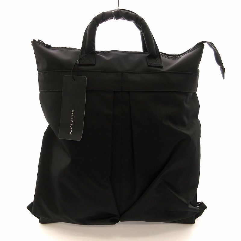 【専用】UNITED TOKYO 3WAYヘルメットバッグ ブラック ユナイテッドトウキョウ UNITED TOKYO 3WAY ヘルメットバッグ リュック