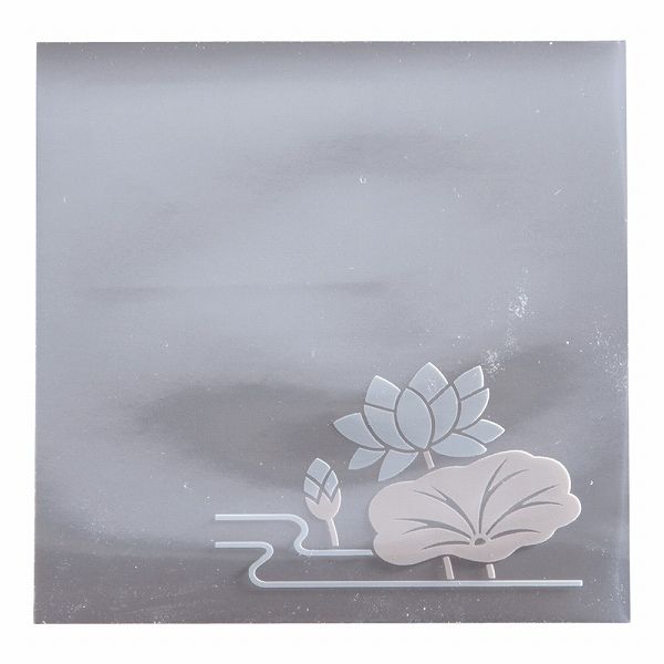 ヤマコー(Yamaco) 四季クリアシート はす 120×120mm ポリプロピレン 入数：1セット(200枚入) QKL2501