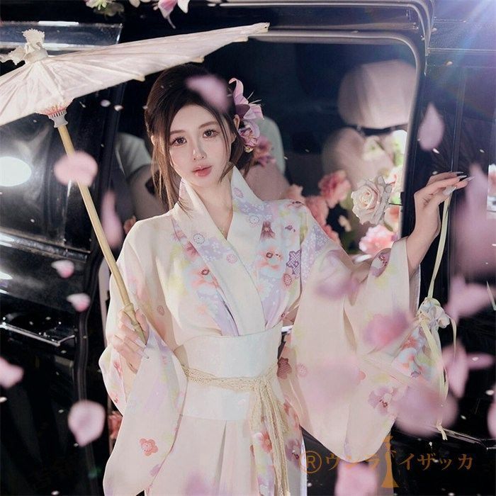 浴衣 大人 着物 セット ゆかた 夏祭り 女の子 レディース 大人 花火大会 帯 女性 大きいサイズ 福袋 和服 花柄
