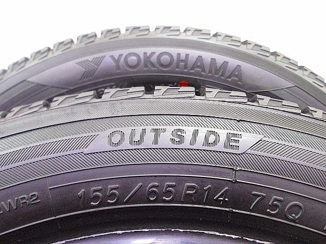 中古スタッドレス■155/65R14 4本■ヨコハマ