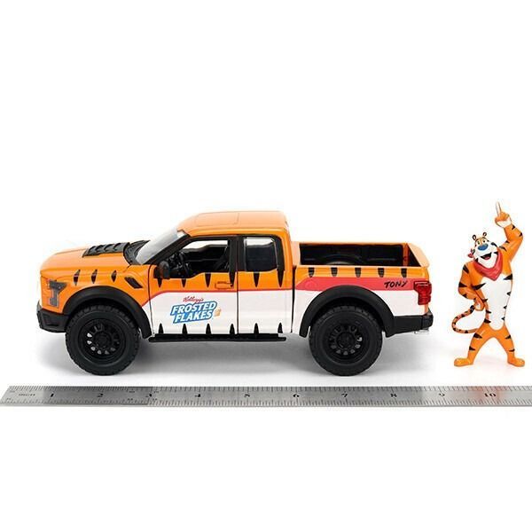 Kellogg's トニー・ザ・タイガー 2017フォードF-150ラプター Amazon.co.jp: JADA TOYS 1/24 ケロッグ コーンフロスティ
