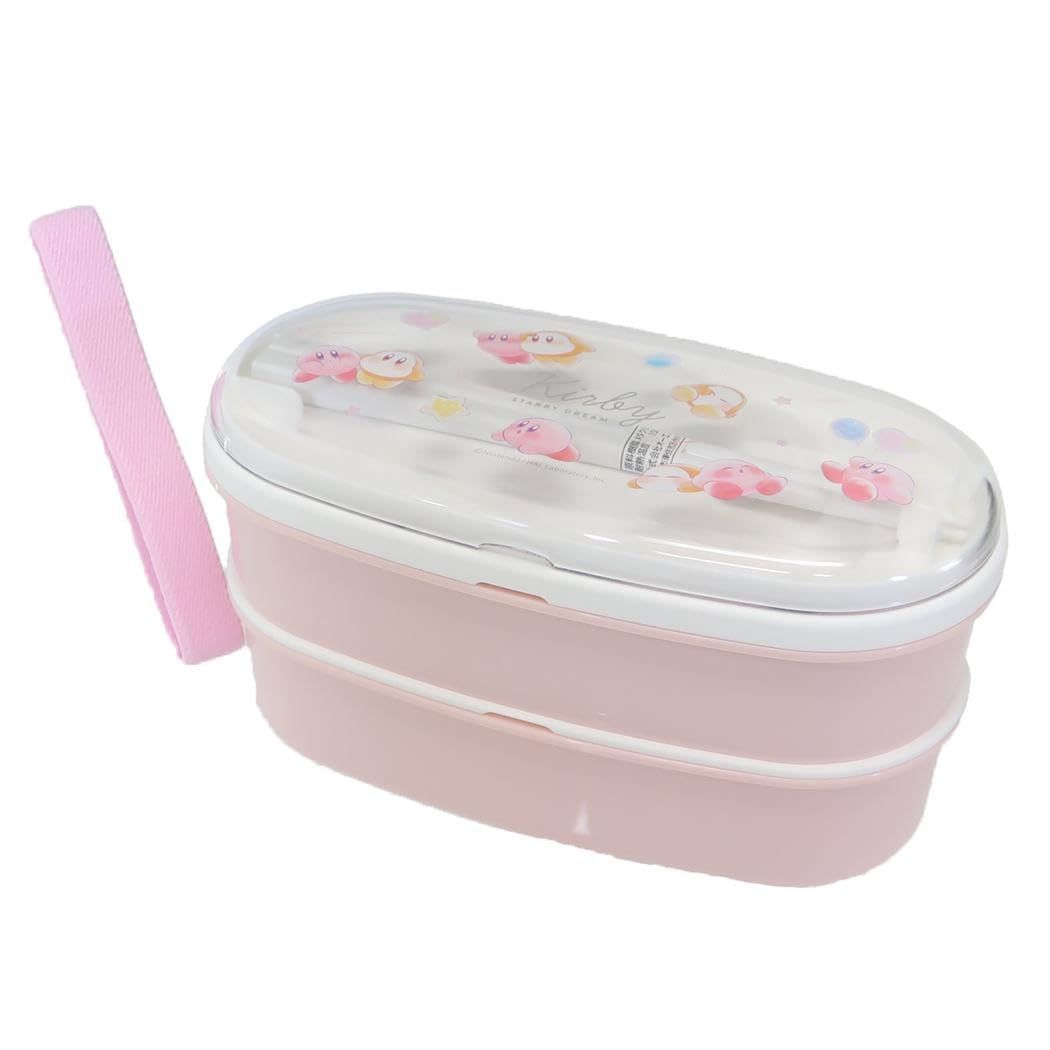 【人気商品】はし付き 楕円レンジ2段ランチボックス STARRY 星のカービィ DREAM