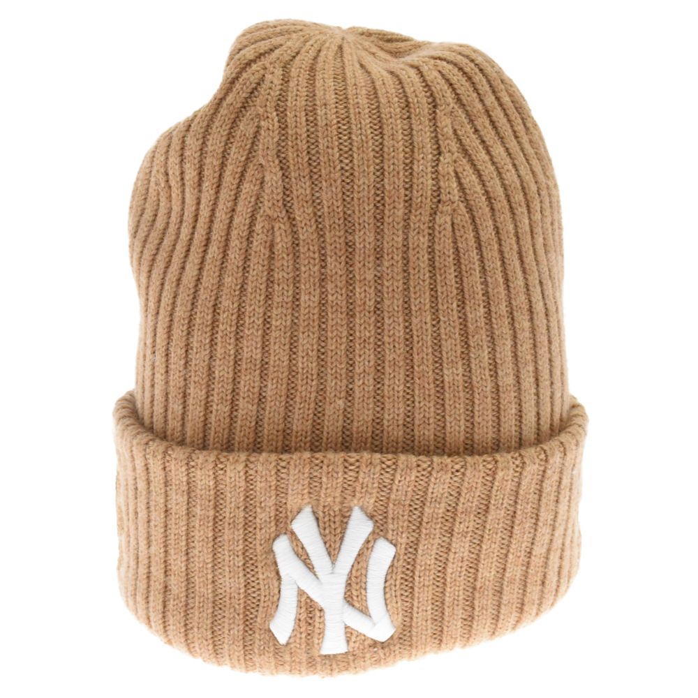 KITH (キス) 21AW×NEW ERA New York Yankees ニューヨークヤンキース ニットキャップ 帽子 ベージュ - メルカリ