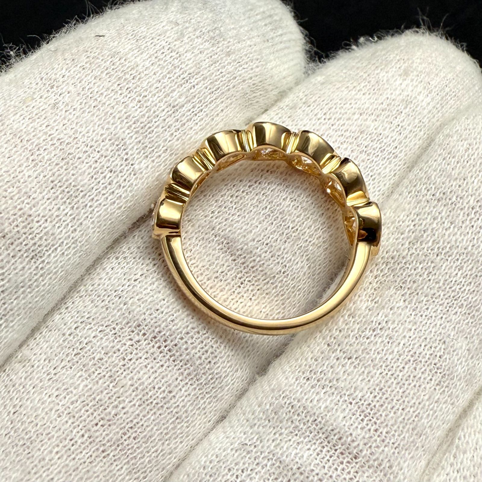 K18 2.10ct オーダーメイドダイヤリング ラボグロウンダイヤモンド