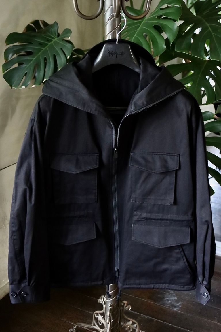 Yohji Yamamoto 23AW HOODED MILITARY JACKET ジャケット HJ-Y04-046