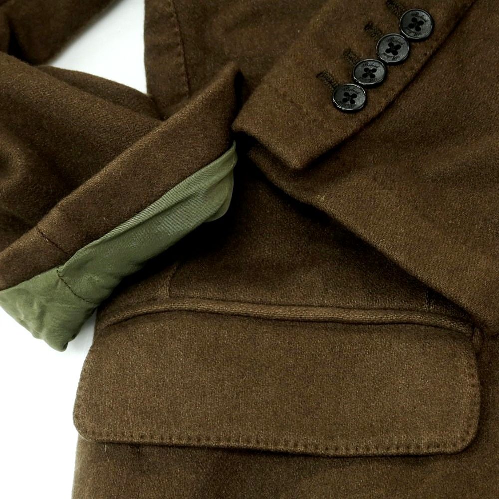 カシミヤ ダブルブレストコート