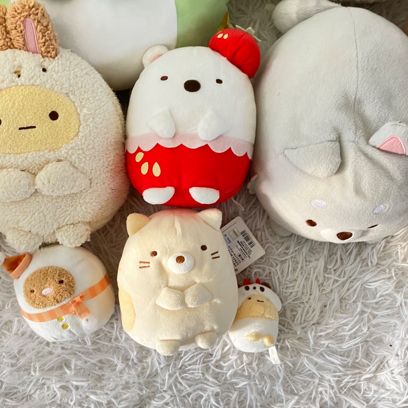 すみっコぐらし ぬいぐるみ 大量セット まとめ売り　タグ付き、美品あり すみっコぐらし ぬいぐるみ 14点セット 大量まとめ売り しろくま