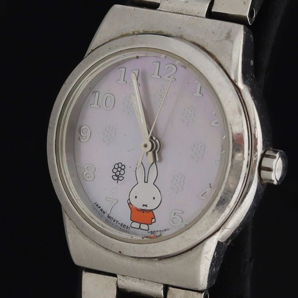 ミッフィー　スキー　腕時計 SEIKO《アンジェーヌ》 腕時計×ミッフィーコラボ第2弾 フラワー