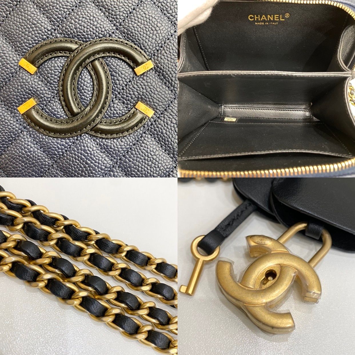 極美品】限定価格 シャネル スモールチェーンバニティ CCフィリグリー