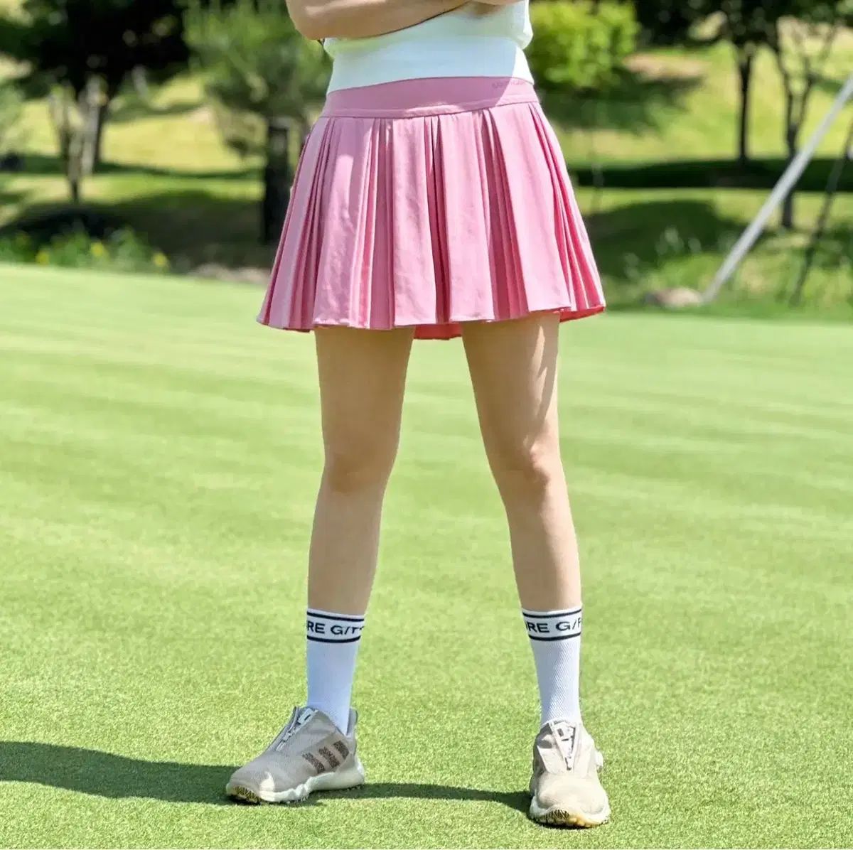 レディースゴルフウェア バリエーション プリーツ スカート