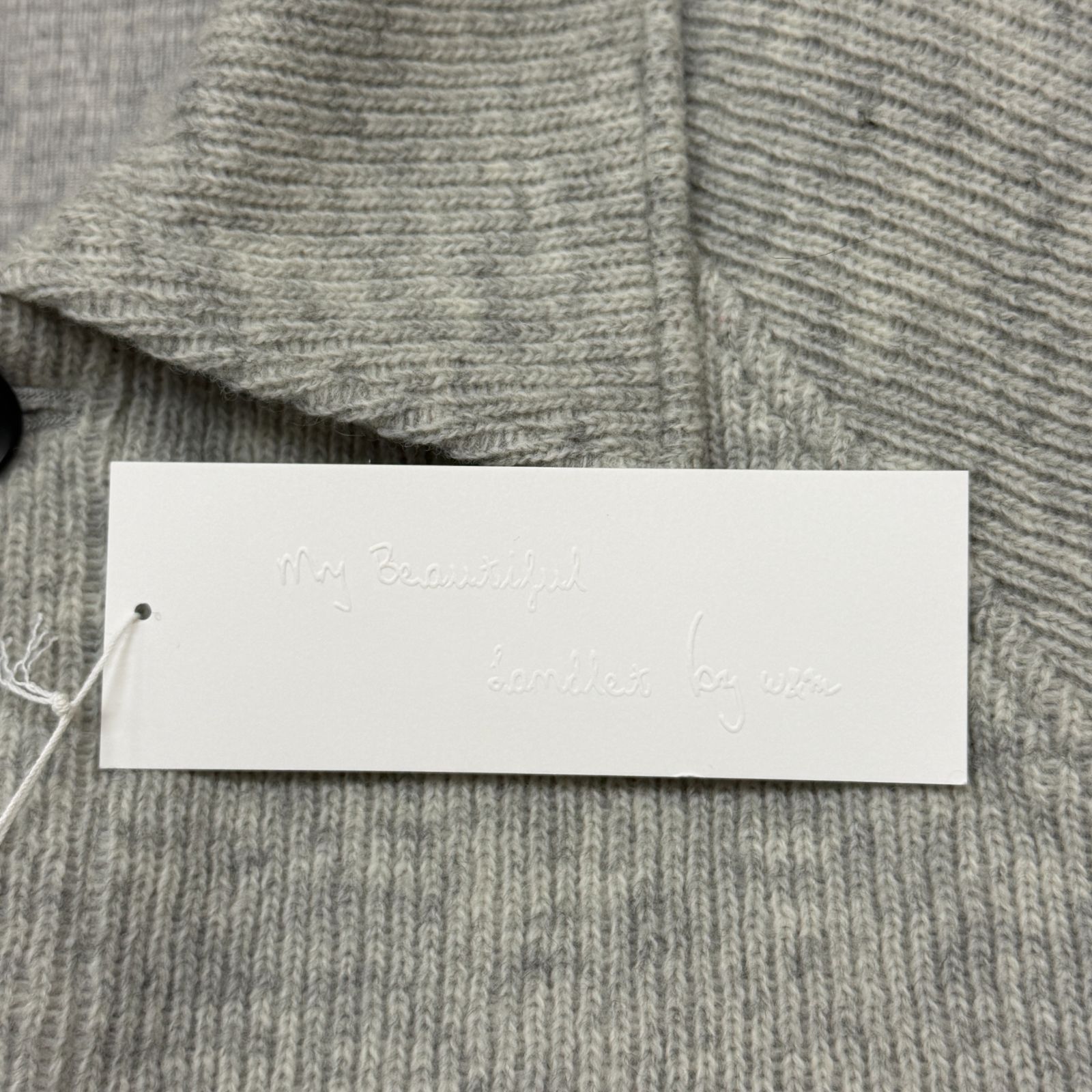 参考上代54780円 未使用品 my beautiful landlet 24AW WETER KNIT 