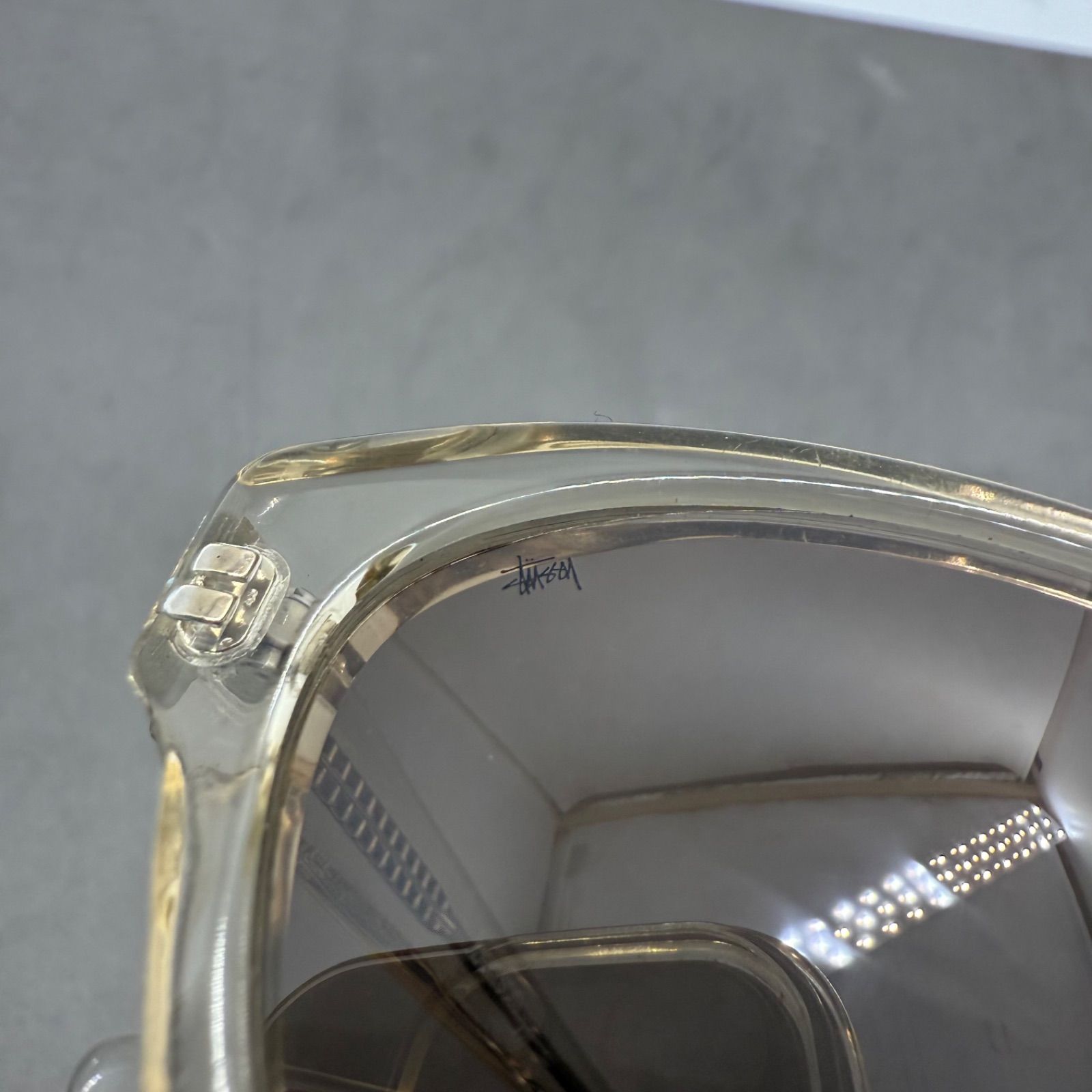 stussy 00s benson clear sunglasses ステューシー ベンソン クリア