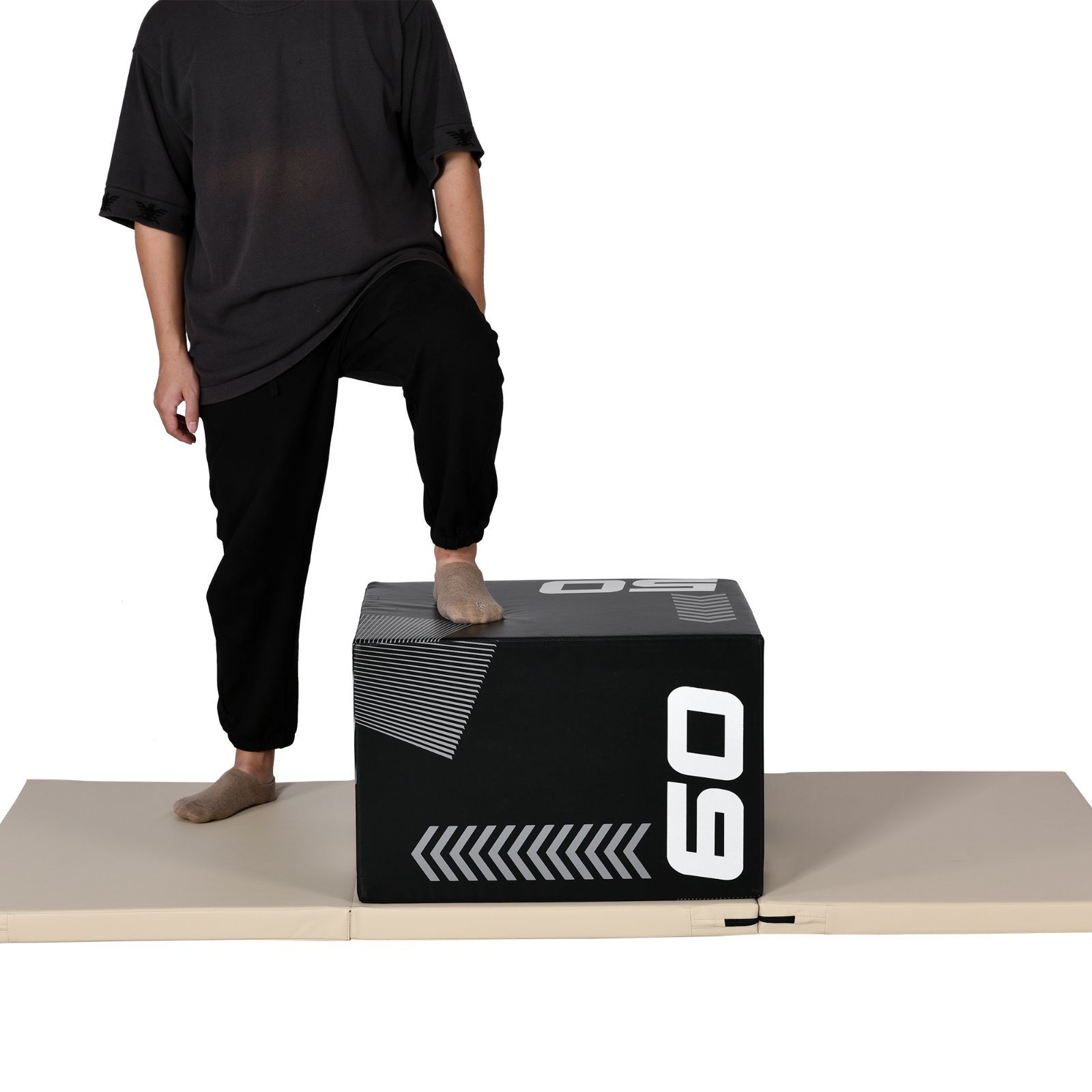 プライオボックス｜ソフトタイプ｜40×50×60cm｜昇降式｜跳び箱