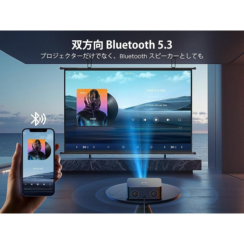 Netflix公式認証 　プロジェクター 1200ASNI オートフォーカス Netflix公式認証 プロジェクター 1200ASNI オートフォーカス Netflix