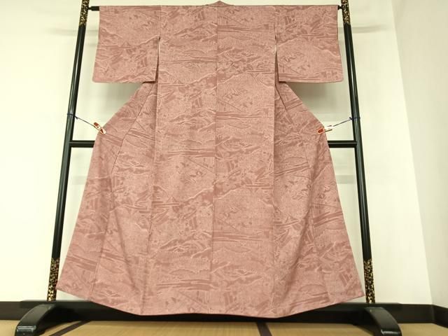 平和屋着物▽江戸小紋 単衣 鮫小紋柄 正絹 逸品 DAAV5335az