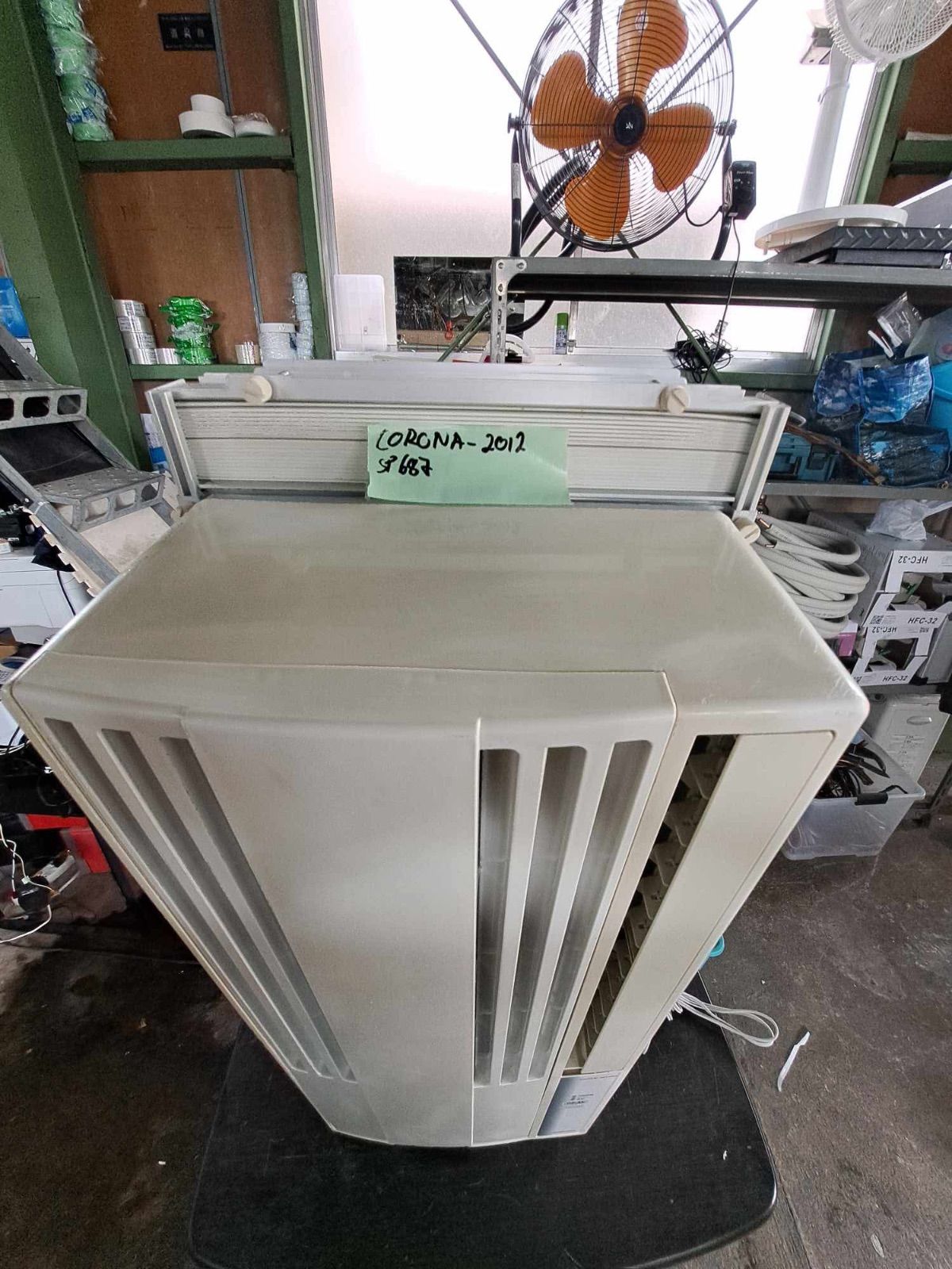 SP687 CORONA 窓用エアコン CW−1612/2012年製 コロナ窓用エアコン CW-