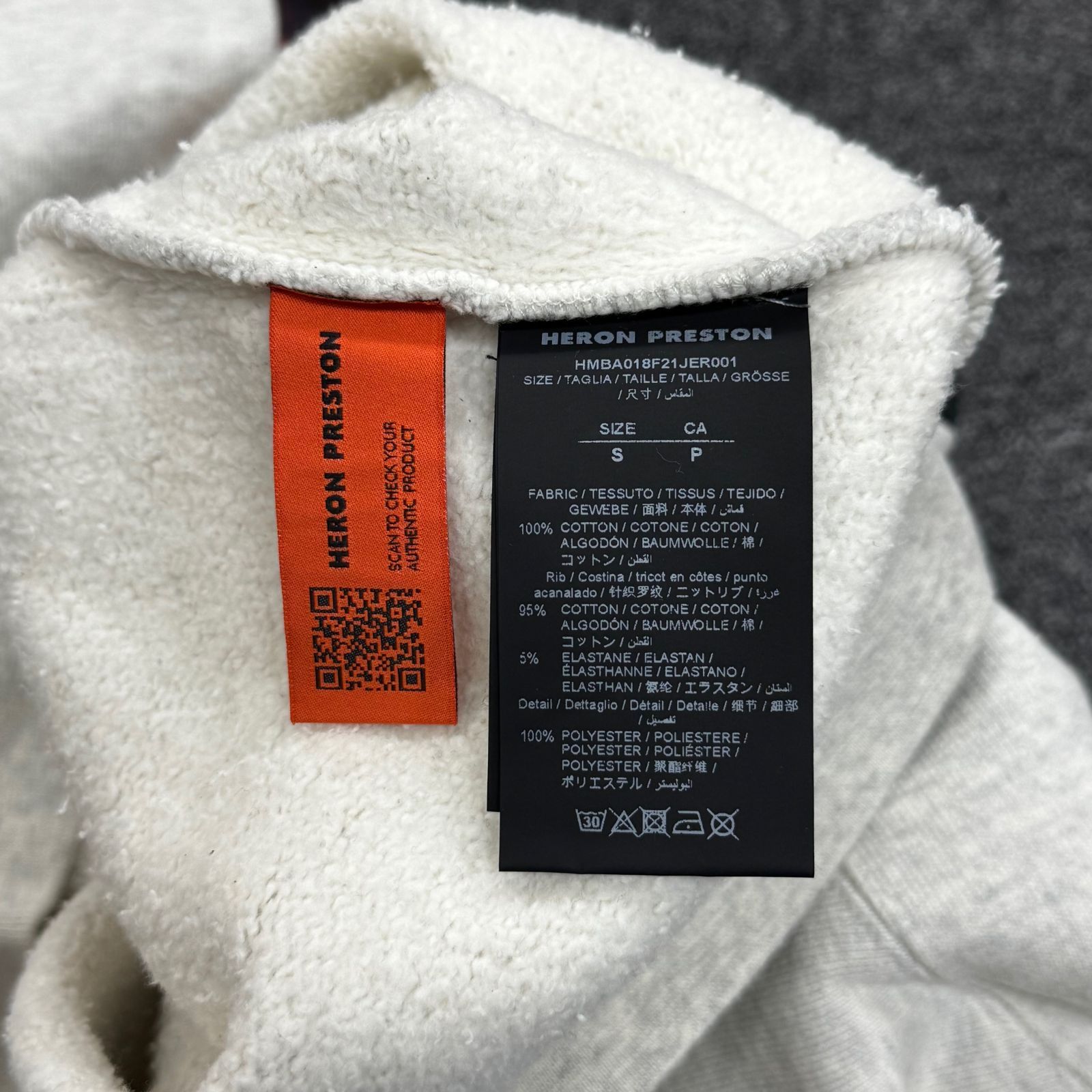 Heron Preston Split Herons Sweatshirt スプリットヘロンスウェット 