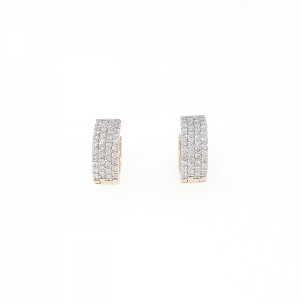 セイレーン アズーロ パヴェ ダイヤモンド ピアス 0.36CT - メルカリ