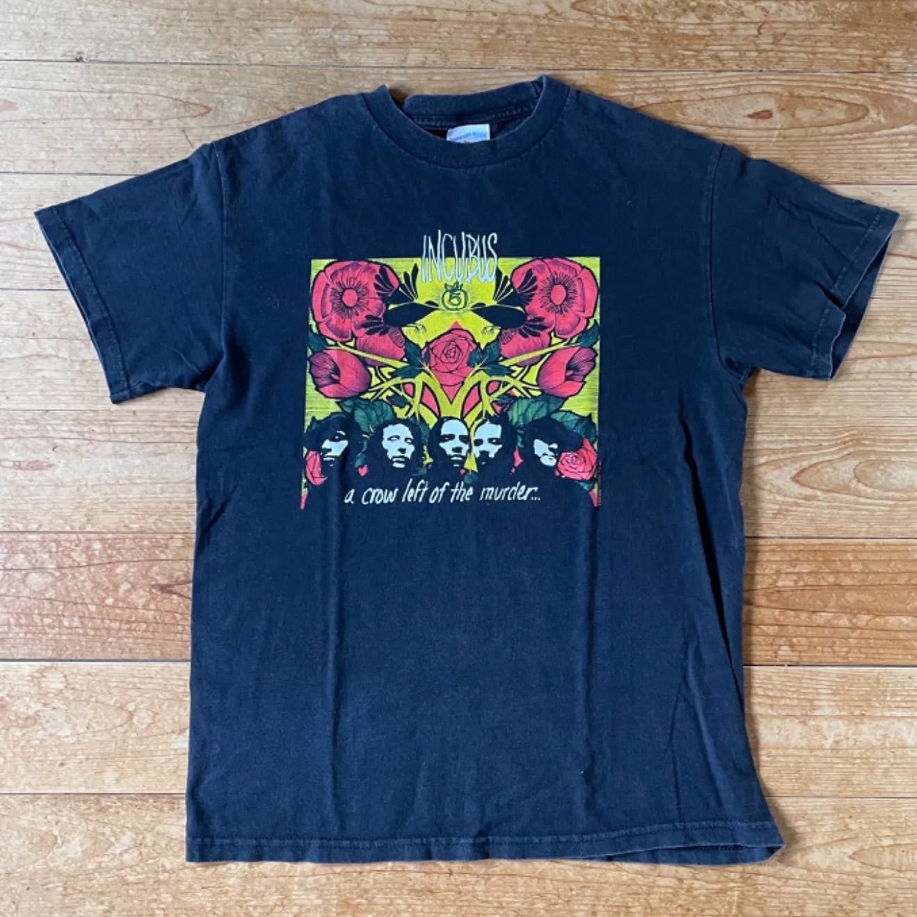 00's INCUBUS a crow left of the murder Tシャツ インキュバス バンドT ブラック 古着 - メルカリ