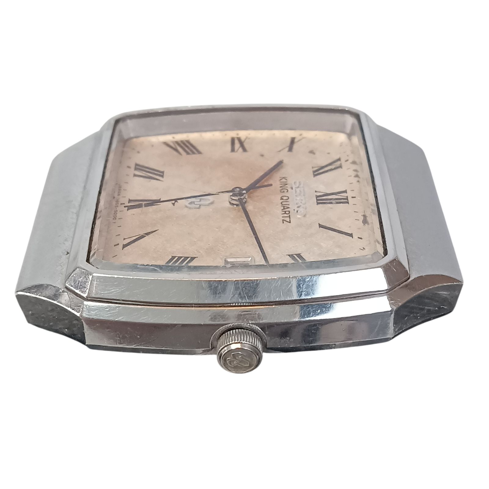 SEIKO セイコー キングクォーツ 5855-5000 腕時計 セイコー キング クォーツ 5855-5000 昭和52年製