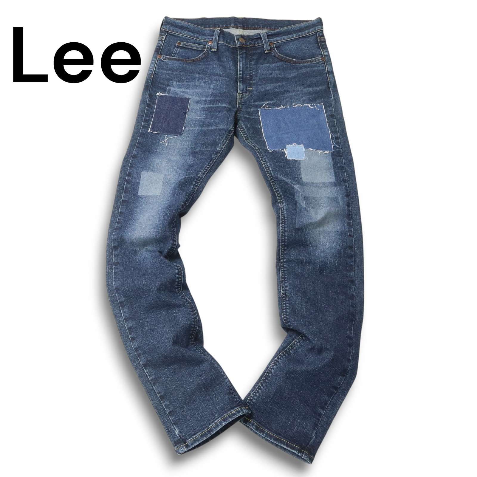 Leeデニムスリムパンツ 古着 90s Lee 「AIRGEAR」 1タック ブルー