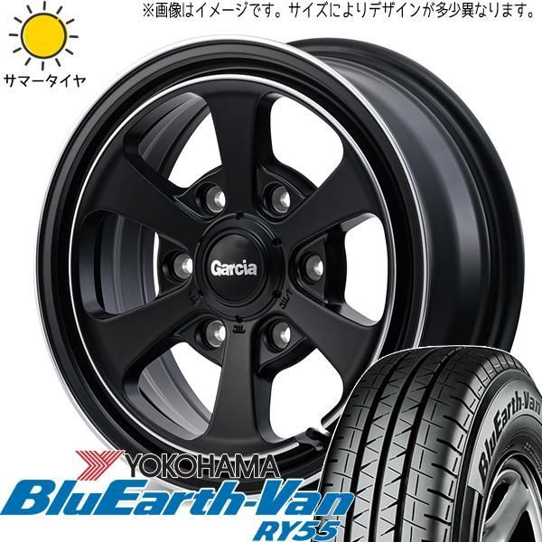 ハイゼットジャンボ 145/80R12 ホイールセット | ヨコハマ ブルーアース RY55 u0026 ガルシア ダラス6 12インチ 4穴100  - 製品 取扱店