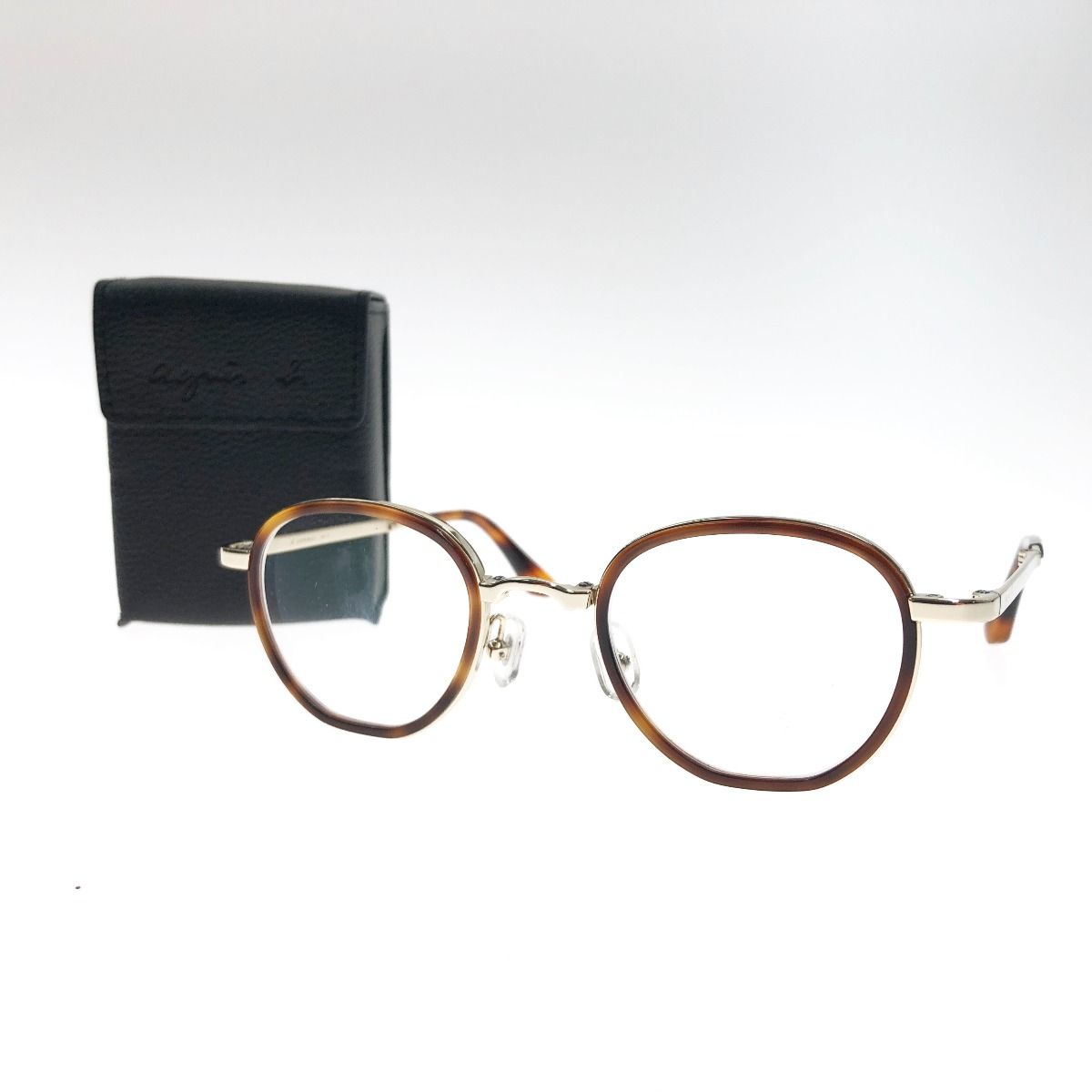 〇〇 agnes b アニエスベー サングラス メガネフレーム 50-4001 度入り やや傷や汚れあり agnes b. - 50-0099-3 | メガネ通販のちゃんとメガネオンラインストア