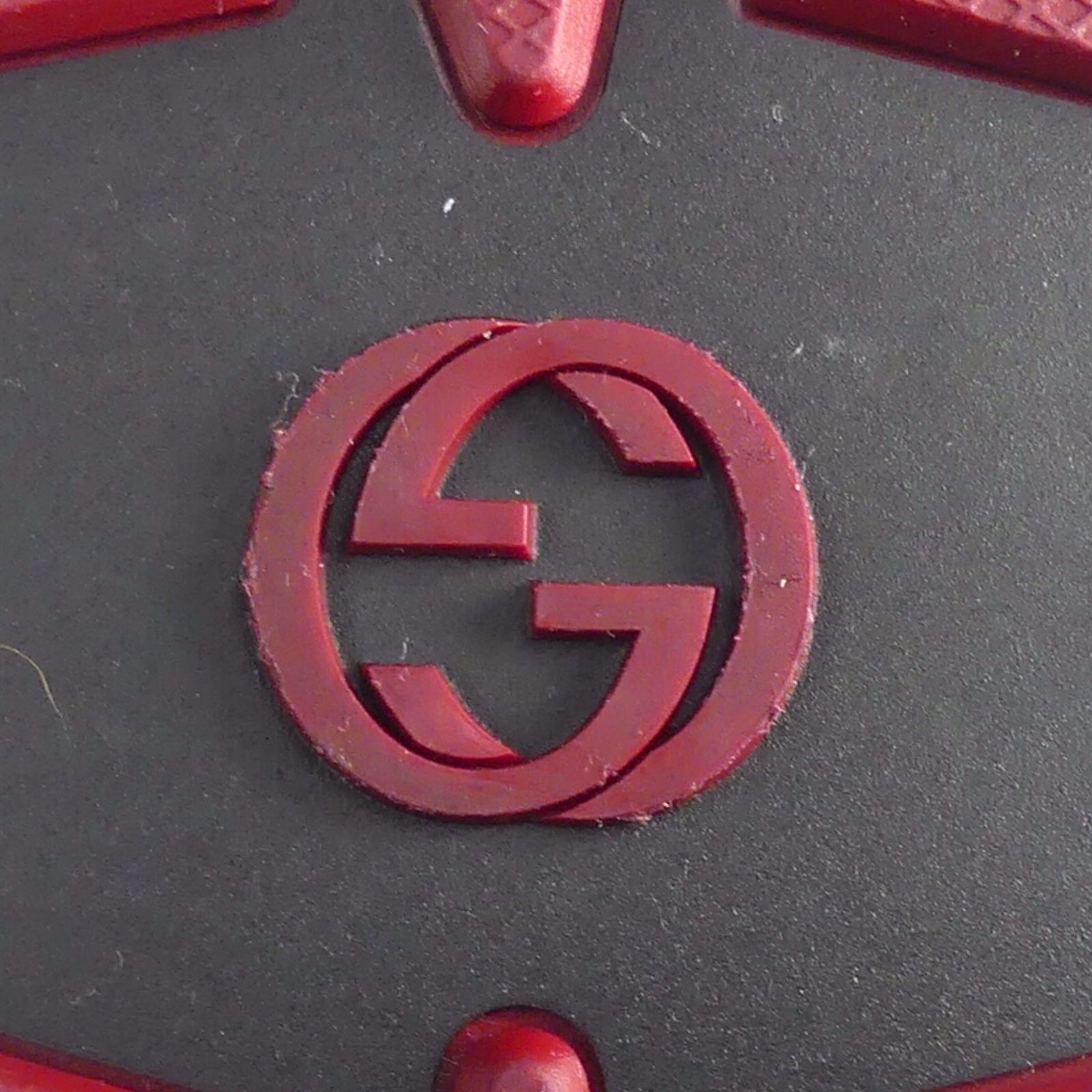 GUCCI グッチ イタリア製 スニーカー 26.5 メンズ 7.5G えんじ 