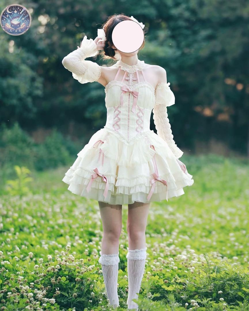♥ お出かけに最適♪リボンが可愛いロリータワンピース
