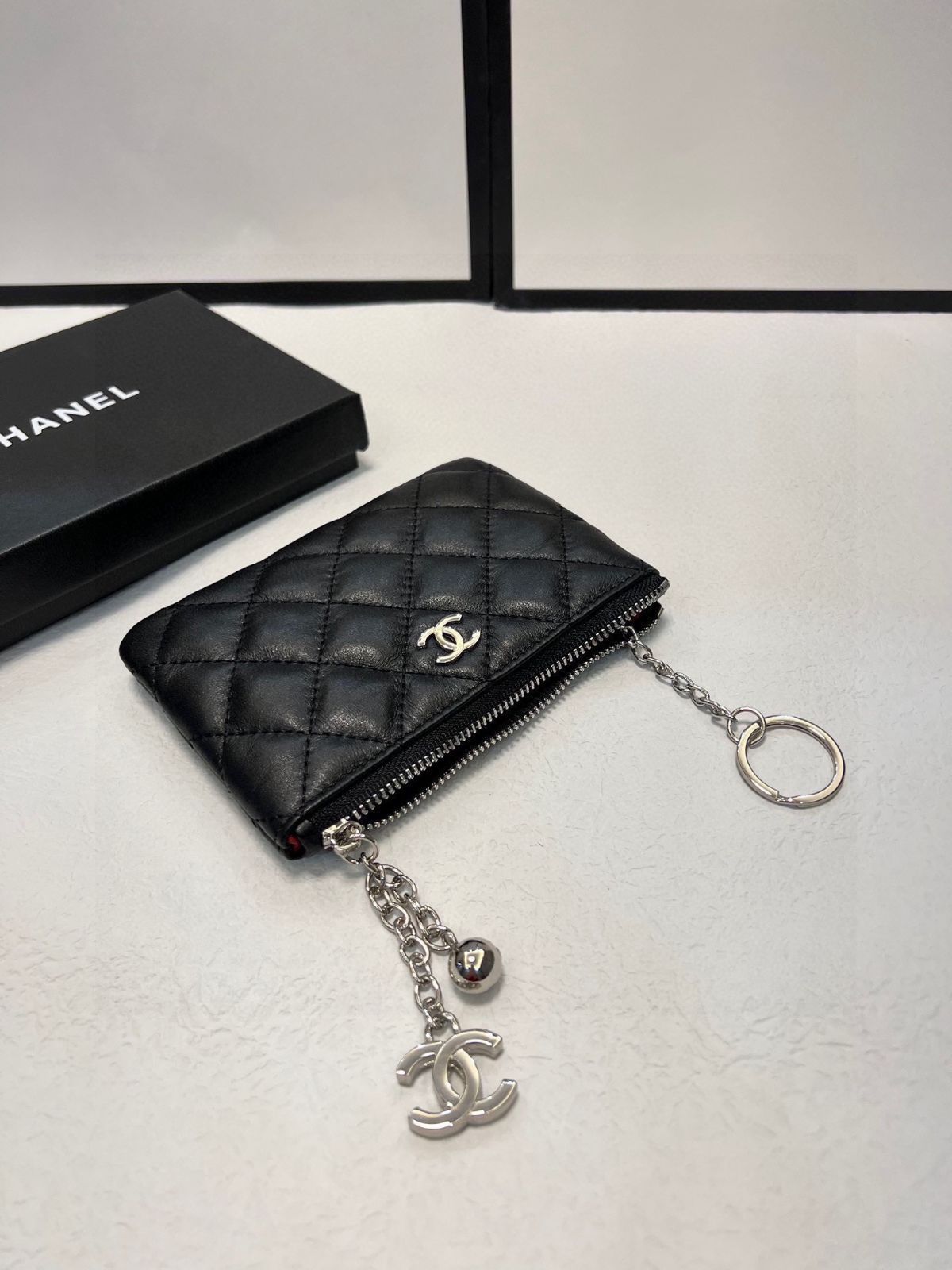 CHANEL ラムレザー　コインケース 楽天市場】シャネル CHANEL マトラッセ L型コインケース コイン