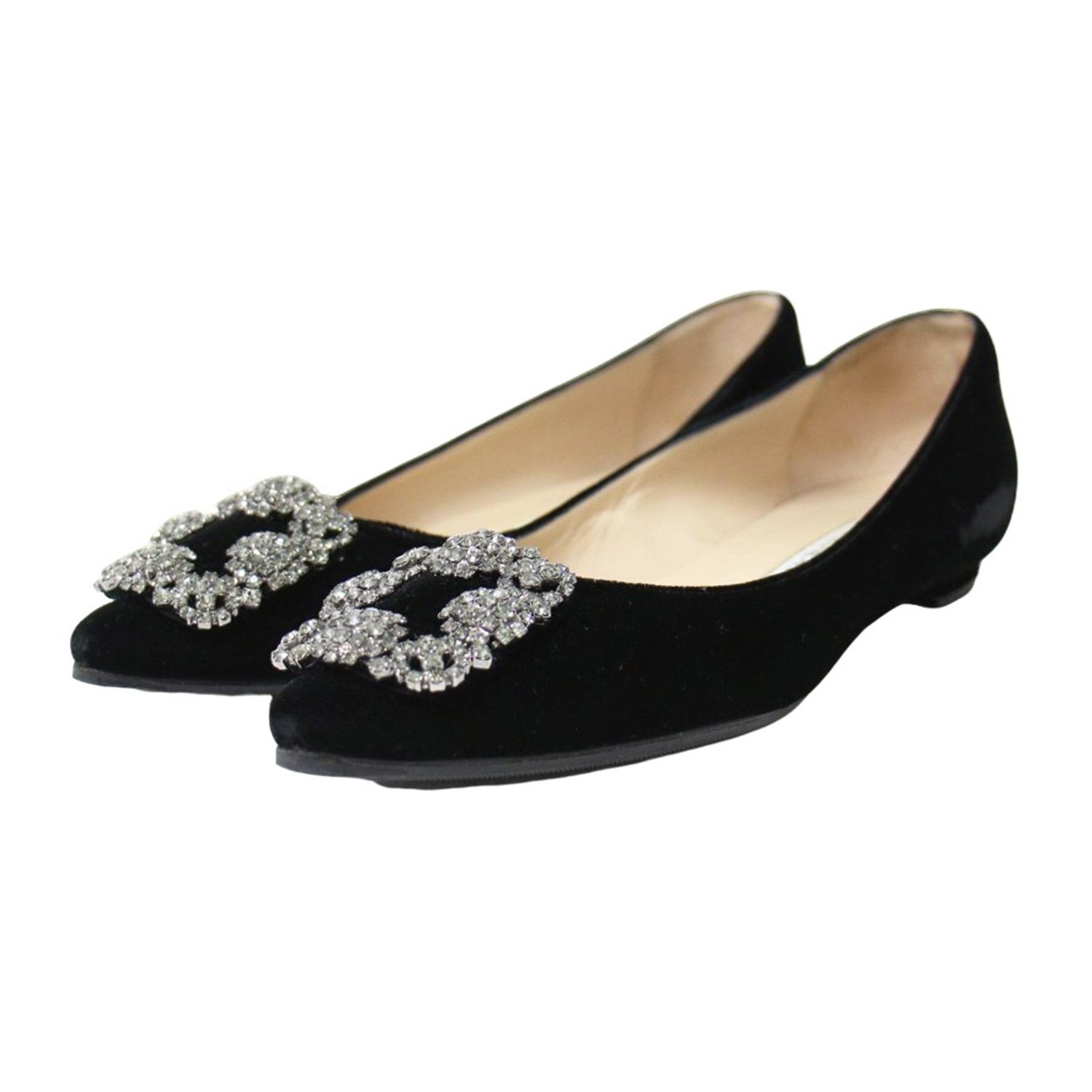 MANOLO BLAHNIK マノロブラニク パンプス ブラック 黒 サイズ:36(23.0 