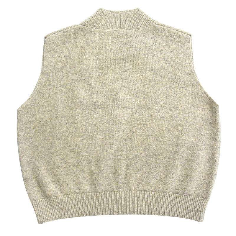美品 18aw アンユーズド UNUSED Vネック ウール ニット ベスト 