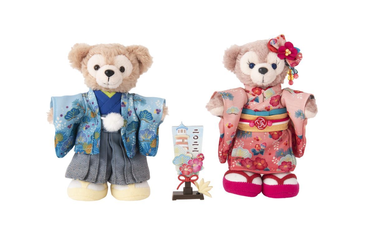 お着物姿 東京ディズニーシー ダッフィー＆シェリーメイ 2022 