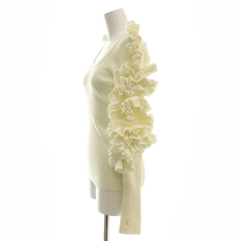 ビビィ Bibiy. FLORENTINA FRILL KNIT ニット セーター フリル F オフホワイト /MI ■OS レディース ビビィ Bibiy. FLORENTINA FRILL KNIT ニット セーター フリル F