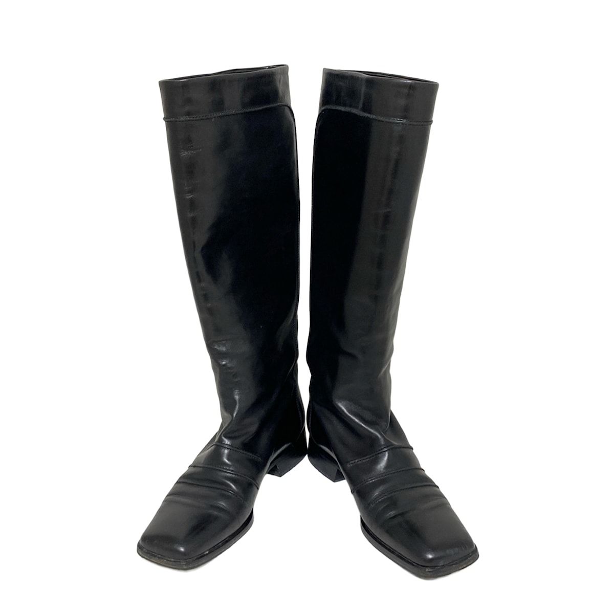 BALLY バリー ロングブーツ 4 1 2 EU レディース - 黒 レザー