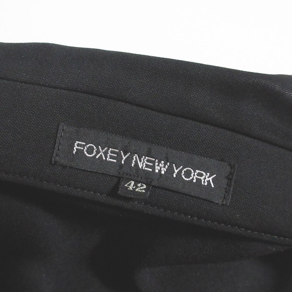 美品 FOXEY NEW YORK フォクシーニューヨーク 襟付きベスト