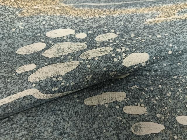 平和屋着物○石川県指定無形文化財 牛首紬 白山工房 手織り 現代の名工  