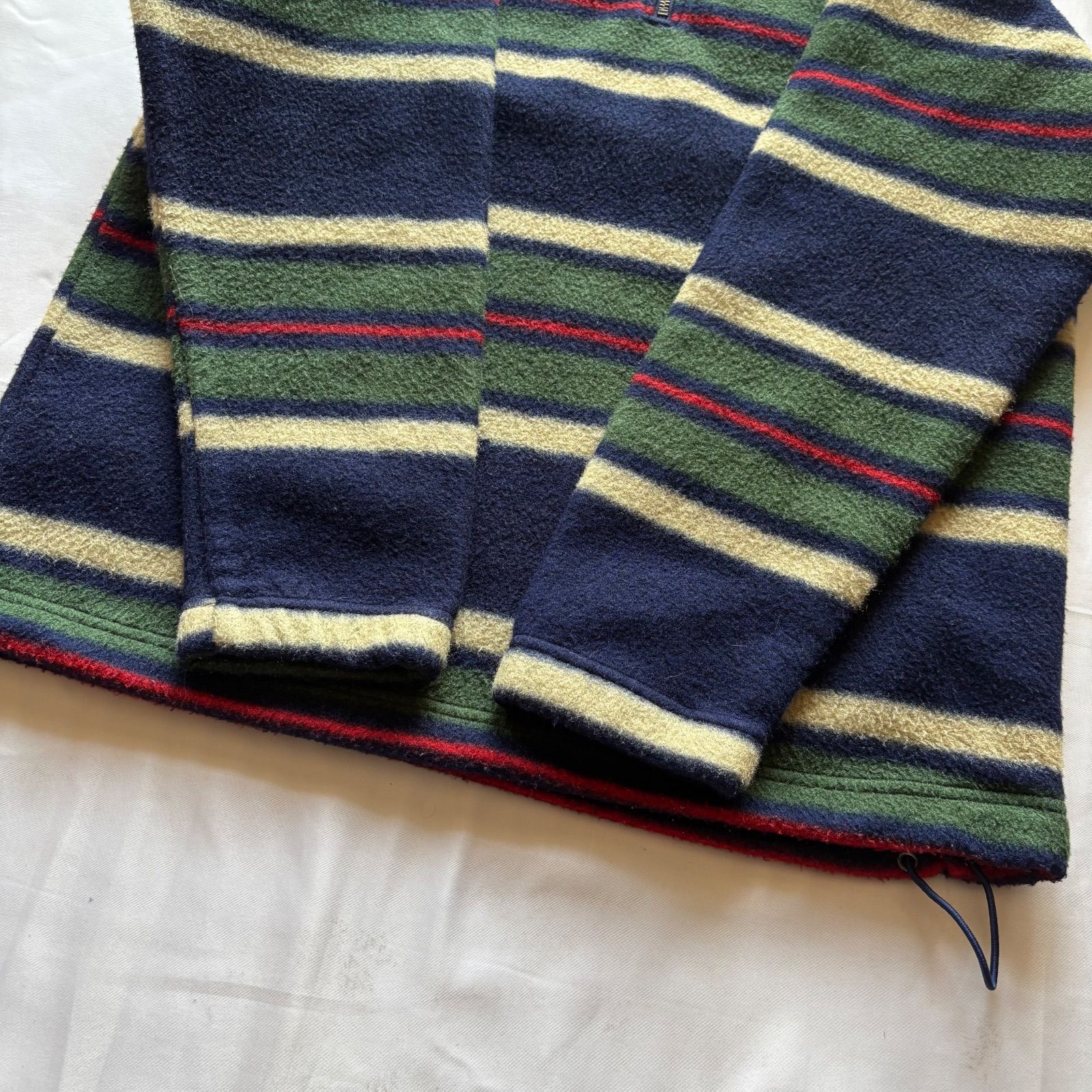 90s Eddie Bauer Border Pattern Halfzip Fleece エディバウアー 
