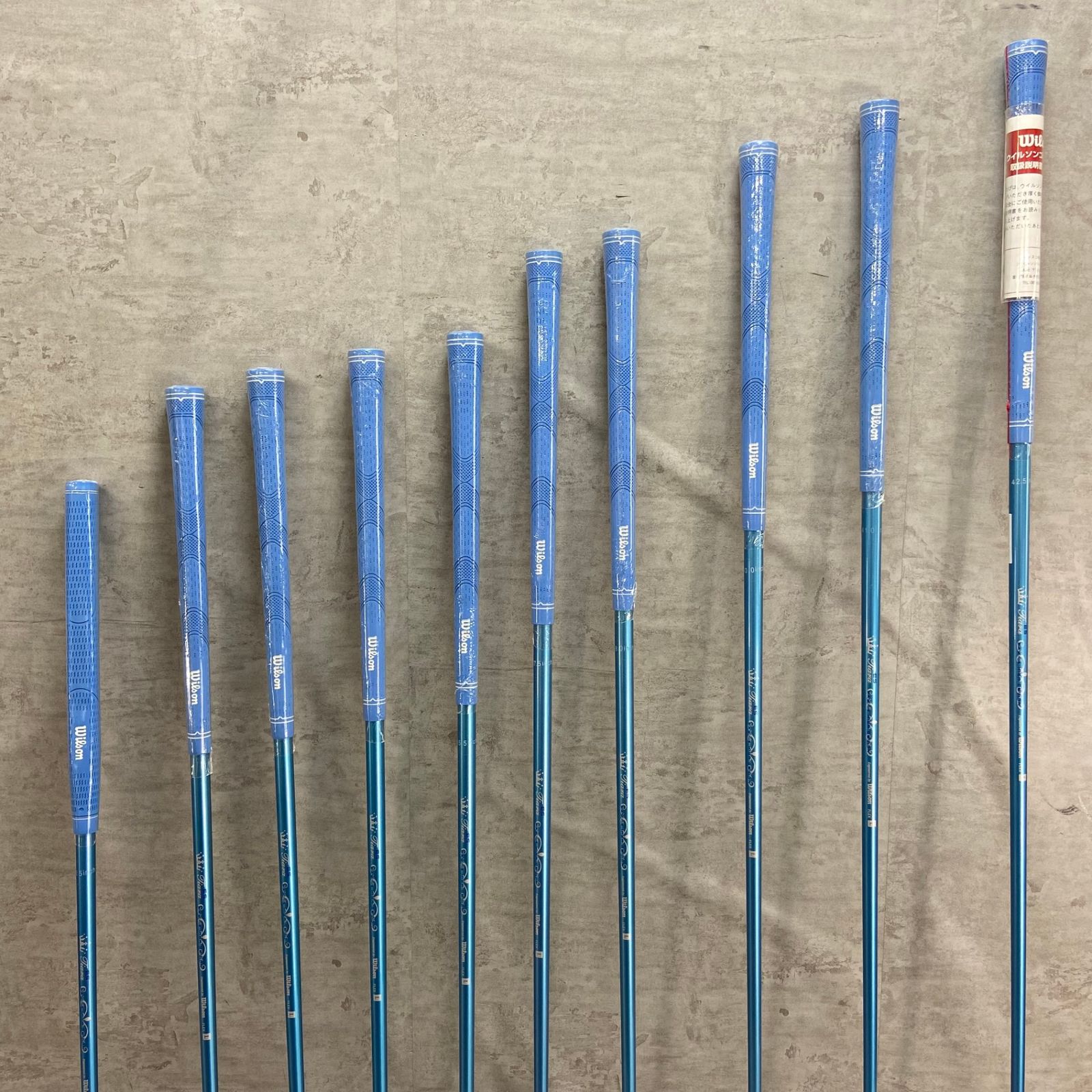 シュリンク付き ウィルソン ティアラ レディースゴルフ クラブセット 10本 L 右利き用 Wilson Tiara