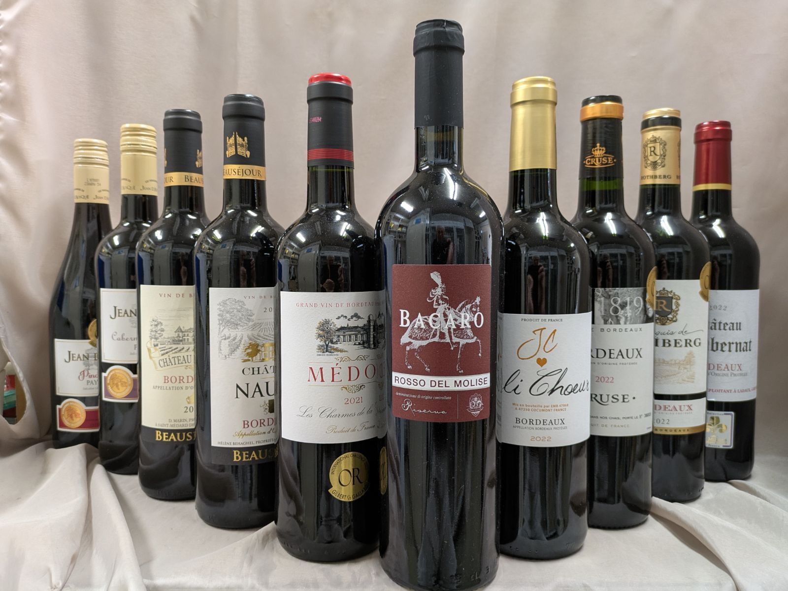 ボルドー金賞 AO格付け 赤 12本セット 750ml 送料無料 ボルドー金賞 AO