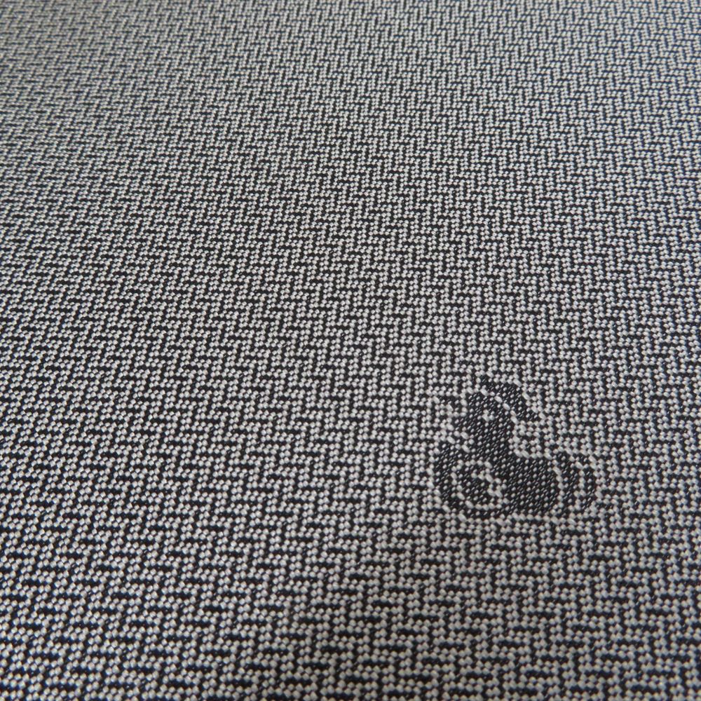 袋帯 洒落袋帯 エスニック調 幾何学模様 六通柄 ゴールドxブラックx